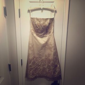 White House Black Market Lace Formal Dress